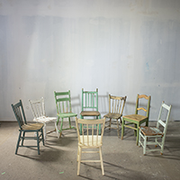 Chairs, after Jannis Kounellis